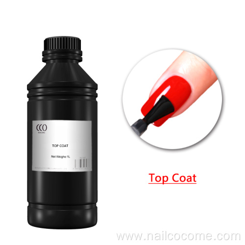 OEM ODM Cosmetics Factory KG Gel Nail Polish HEMA Free Base Top Coat in Kilo for nail beauty